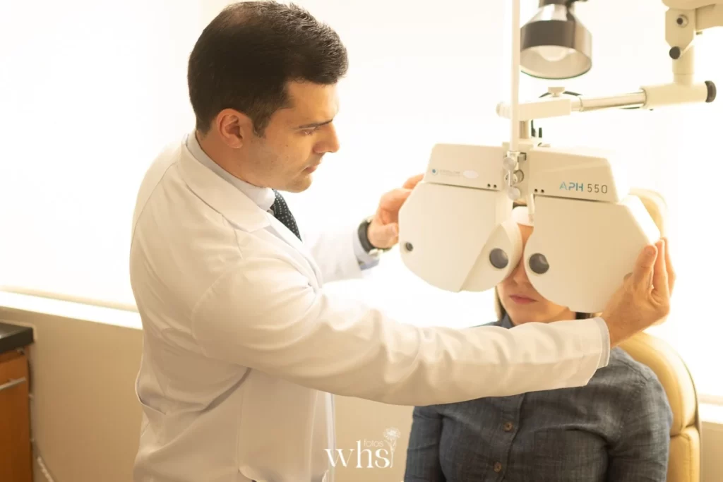 Teste de refração pré-LASIK — Dr. Vitor Torturella, especialista em cirurgia refrativa RJ