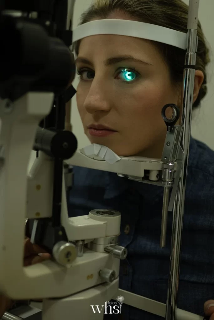 Exame de biomicroscópio para glaucoma — oftalmologia São João de Meriti RJ