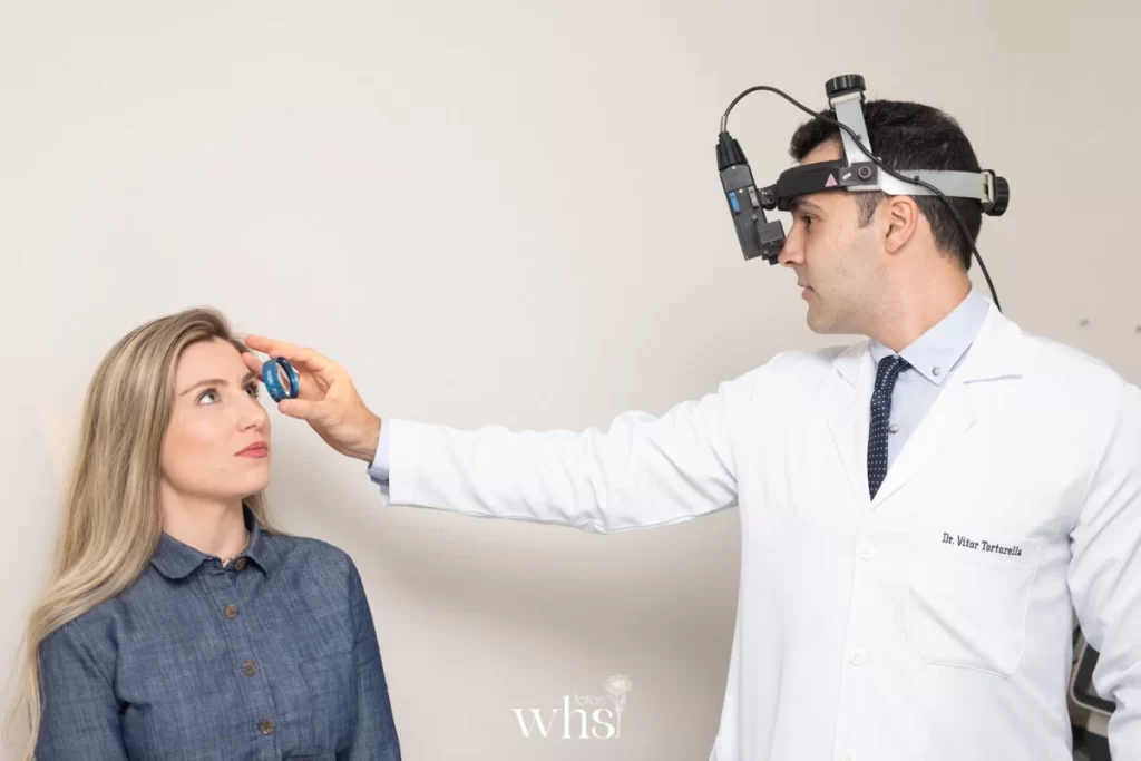 Fundoscopia para diagnóstico de glaucoma — Dr. Vitor Torturella oftalmologista, São João de Meriti RJ
