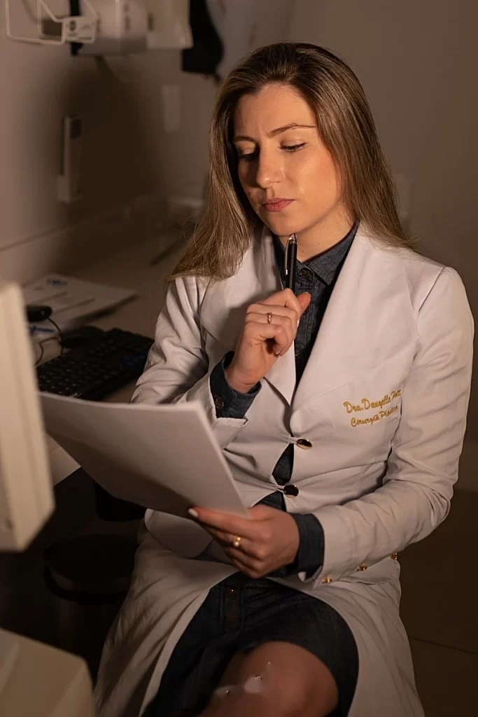 Avaliação pré-operatória de blefaroplastia — Dra. Danyelle Hott Torturella, cirurgiã plástica RJ