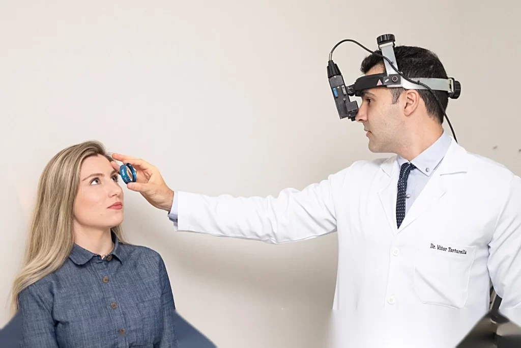 Fundoscopia para diagnóstico de glaucoma — Dr. Vitor Torturella oftalmologista, São João de Meriti RJ